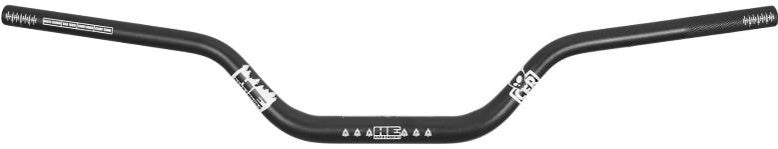 CFR Hard enduro handlebar 3”-76mm Rise Black/White