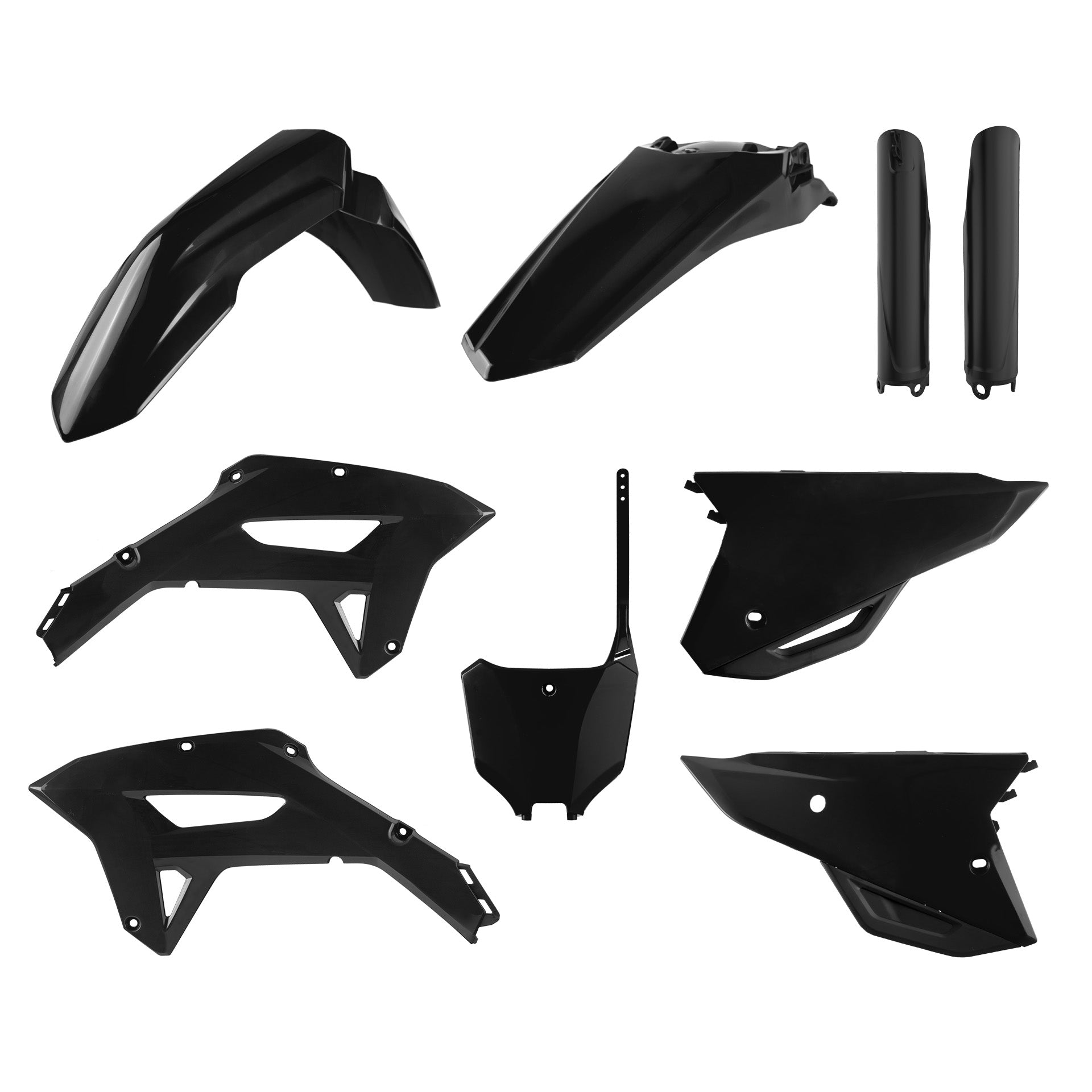 Polisport Plastic Kit Honda CRF450RX(21->) BLACK