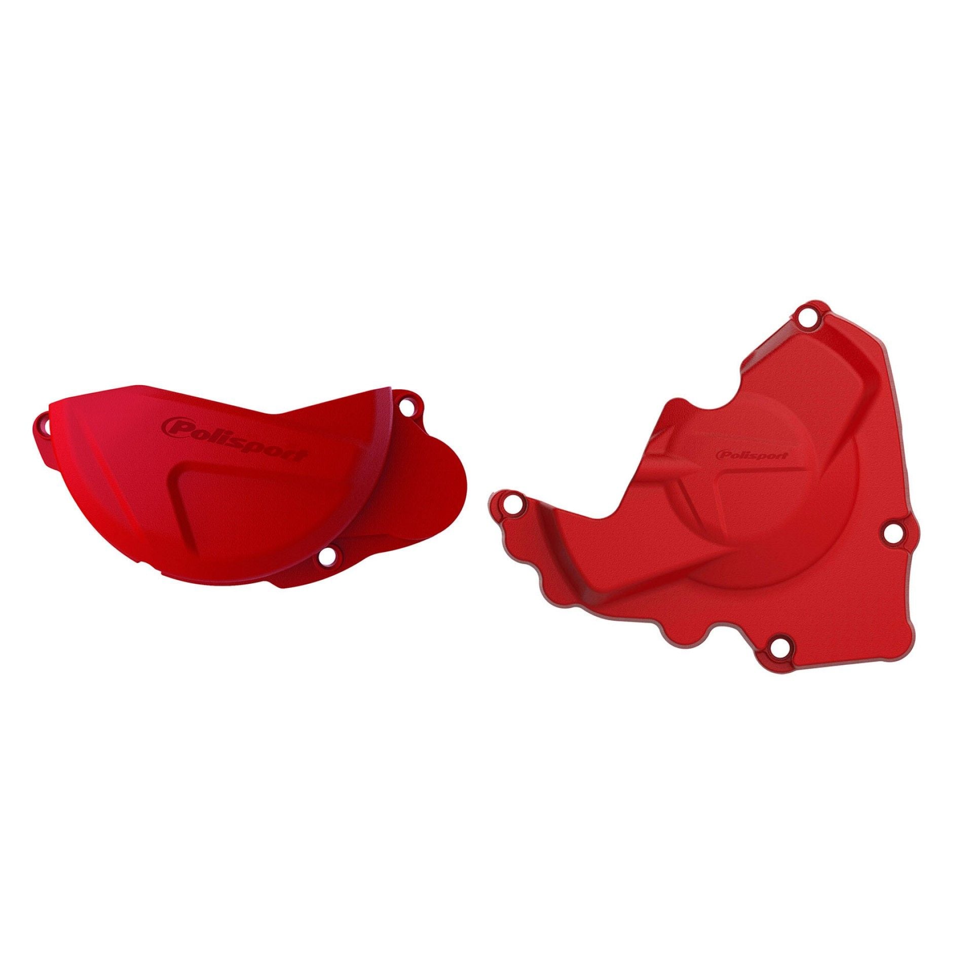 Polisport Kit Clutch+Ignition cover protector CRF250R (13-17) Red