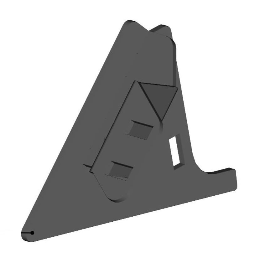 DFK FRONT BOTTOM LEDGE RIGHT HOLDER WELDED