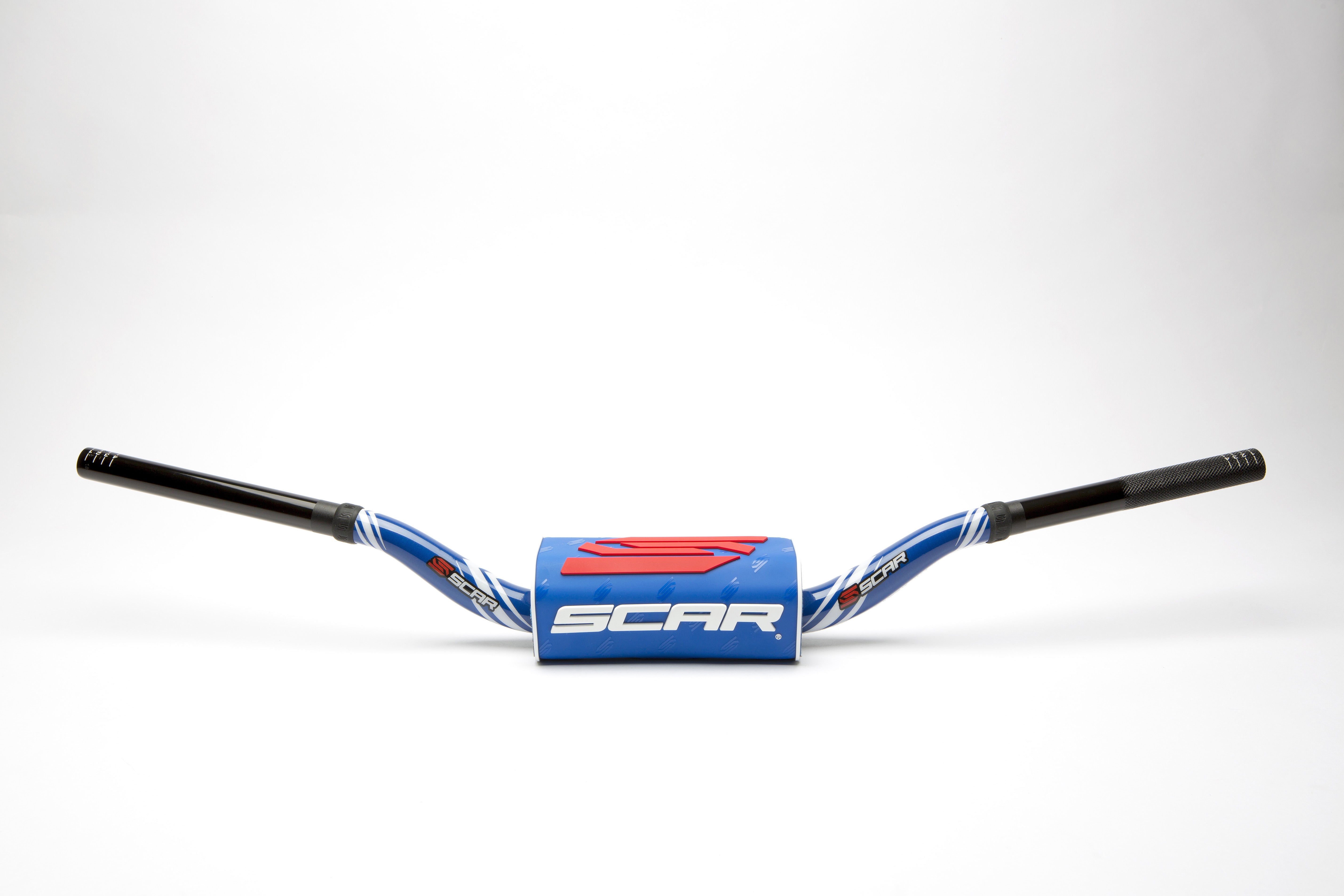 Scar Handlebar O² COLOR Ø28,6 (1 1/8) - HIGH - BLUE Bar - BLUE Bar pad