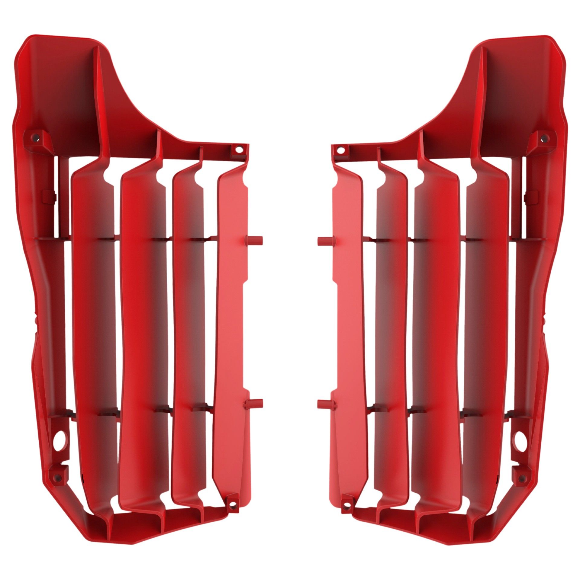Polisport Radiator louver Honda CRF250R(20) red cr04
