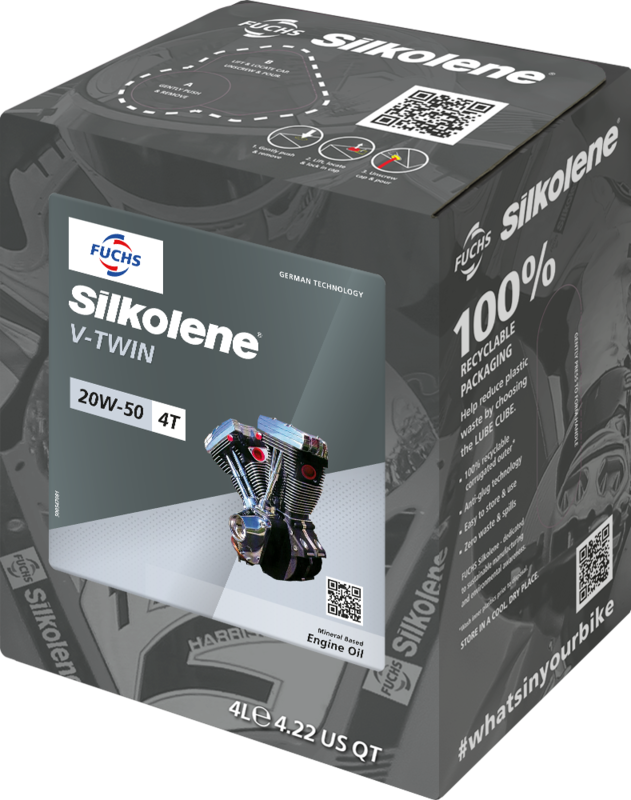 Silkolene V-Twin 20W-50 Mineral 4L CUBE