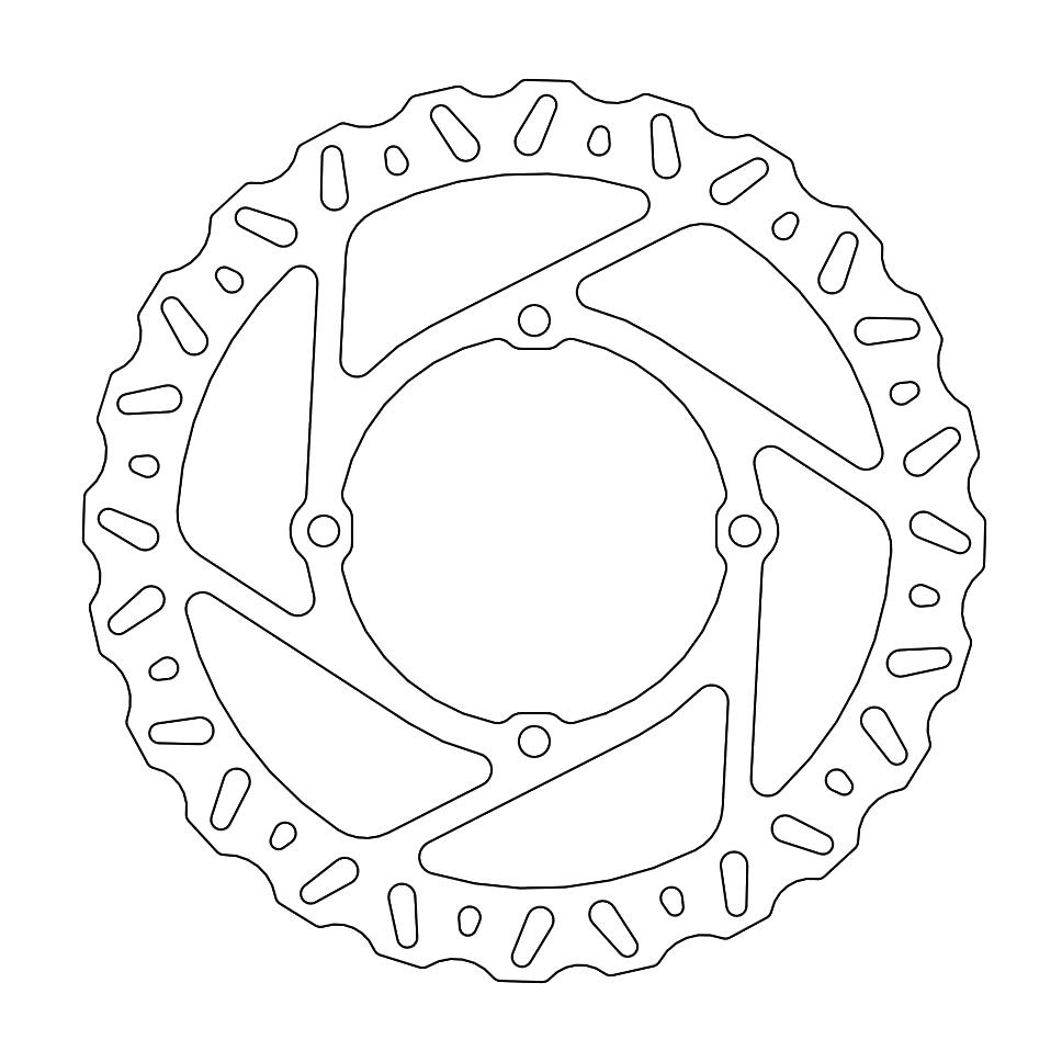 Moto-Master Nitro front disc Kawasaki: KX250F, KX450F