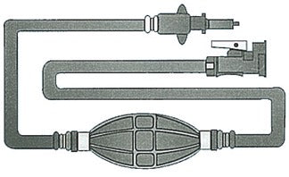 Osculati, polttoaineletku+liitin (2kpl) Mercury/Mariner 1987-