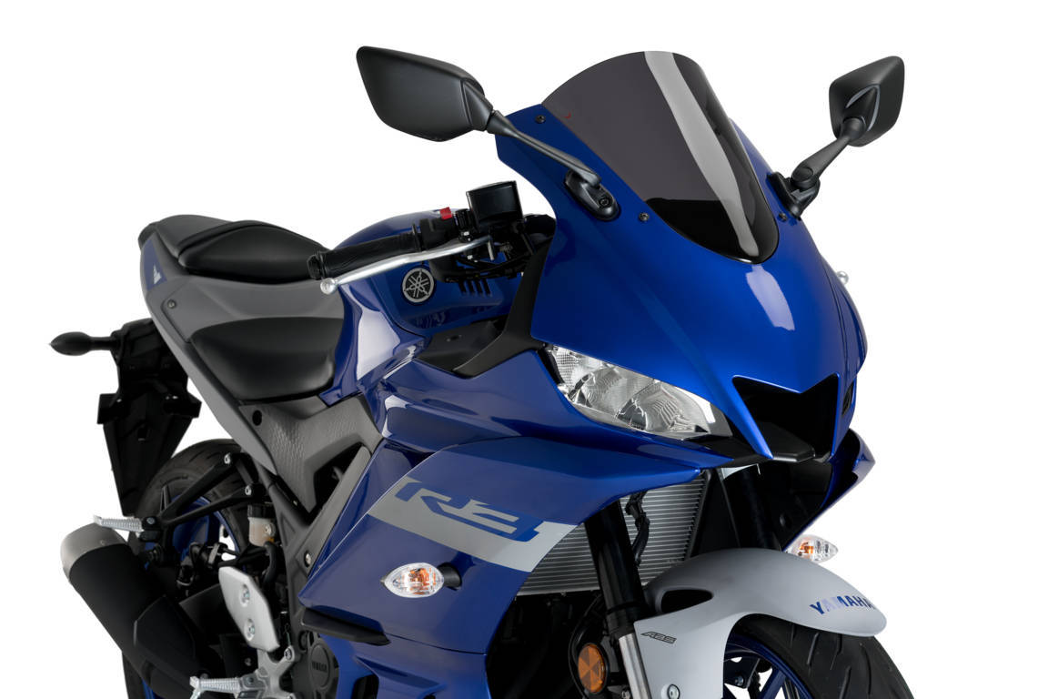 Puig R-Racer Screen Yamaha Yzf-R3 19' C/Dark Smoke