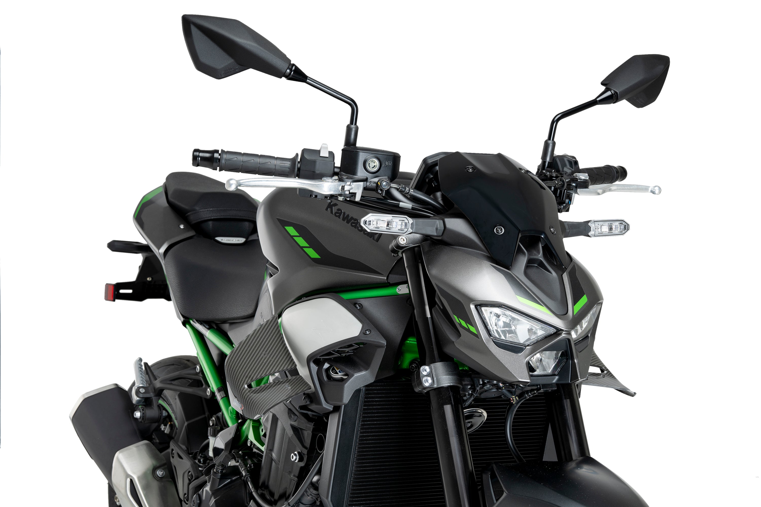 Puig Spoilers D12 Kawasaki Z900 25' C/Carbon Look