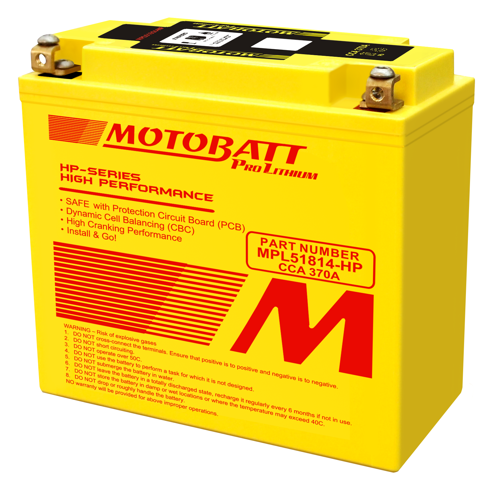 Motobatt lithium akku MPL51814-HP