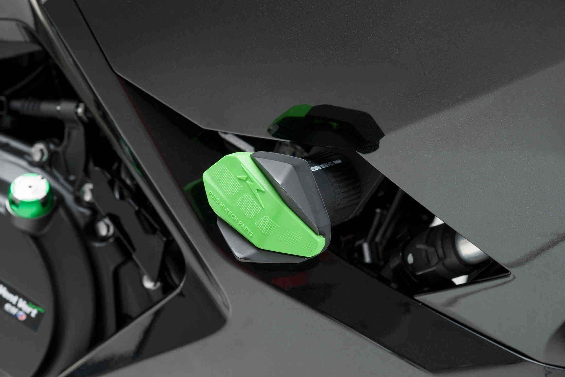 Puig Kit Caps Of Rubber Krash Pads R12 C/Green