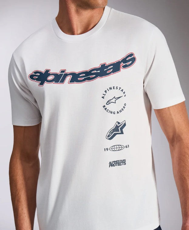 Alpinestars T-Paita Abus SS CSF Valkoinen