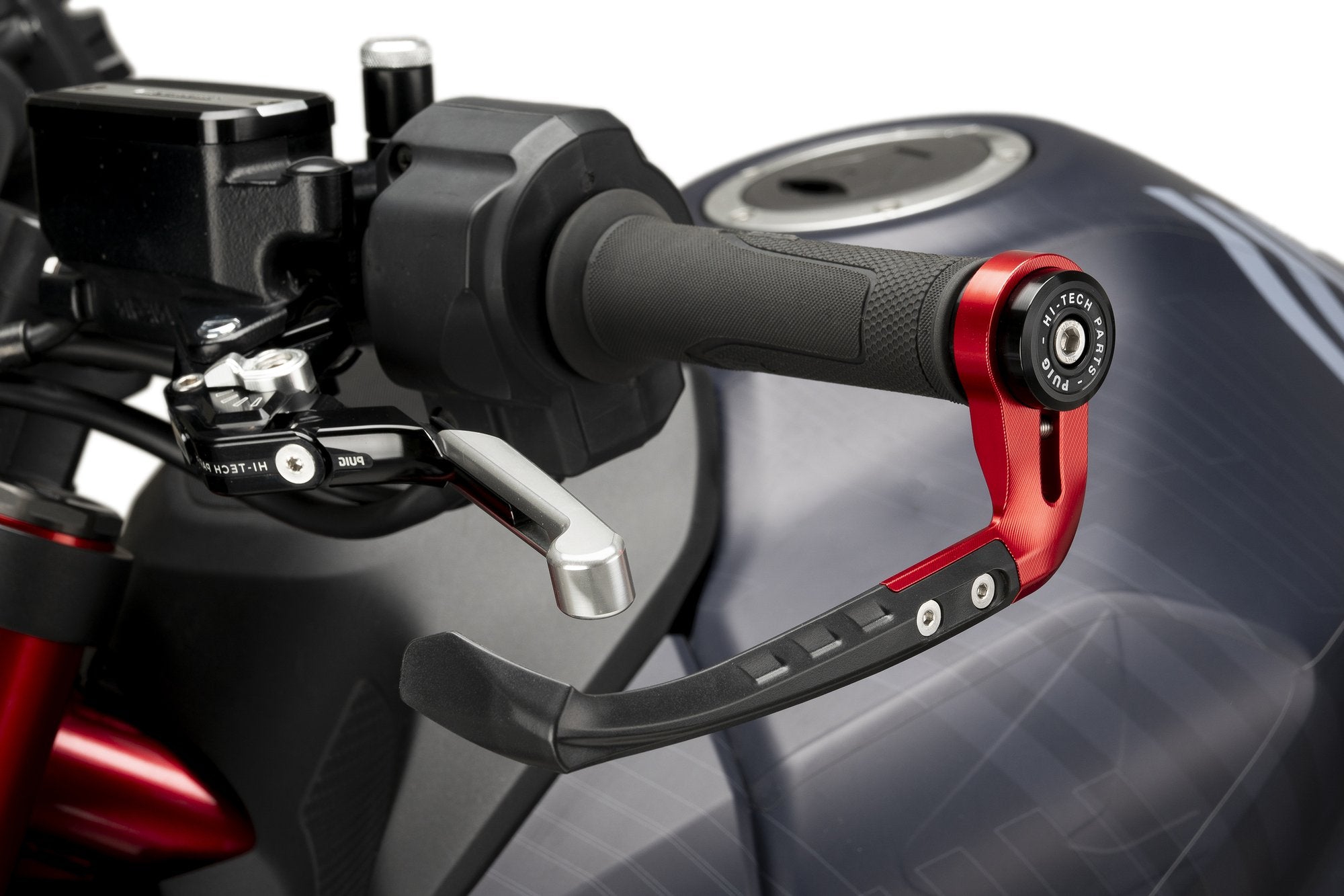 Puig Protector Clutch Lever Raw C/Red