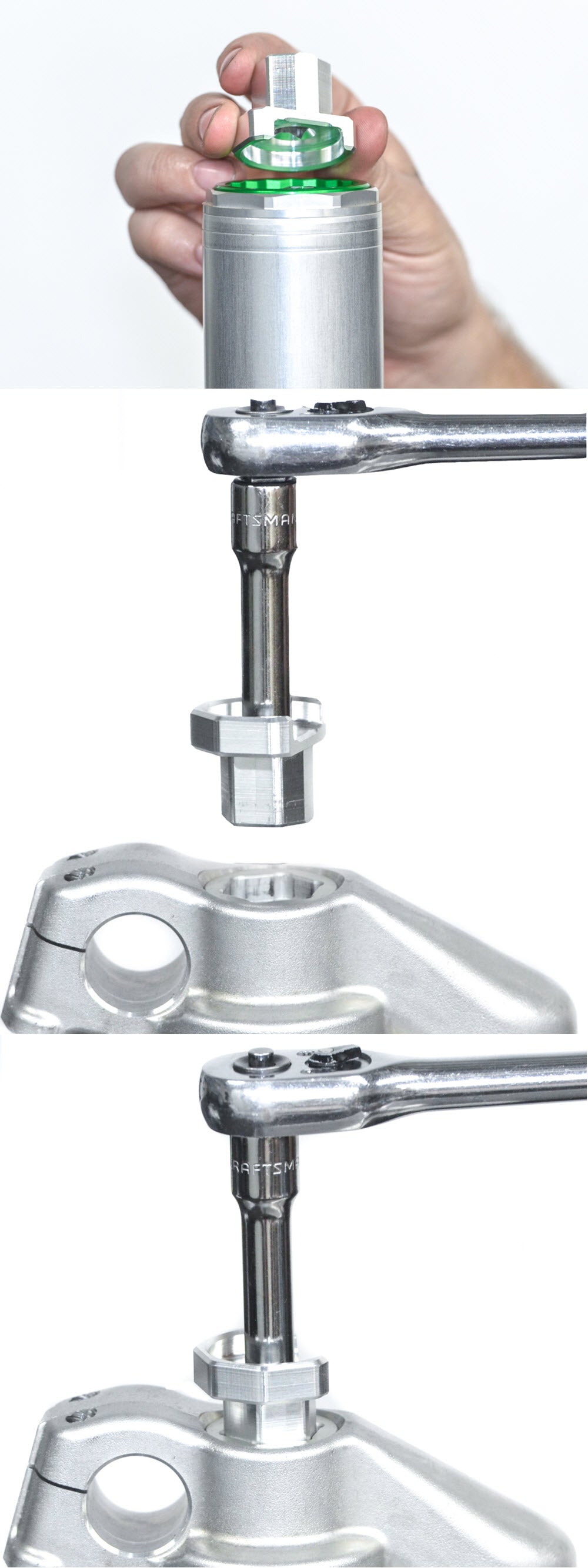 Race Tech Fork compression tool TFCT 3622 for SHOWA TAC/KYB Dual Chamber