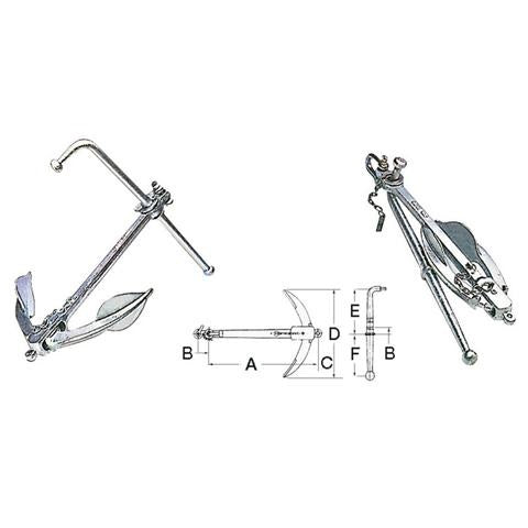 *Admiralty anchor 35 kg