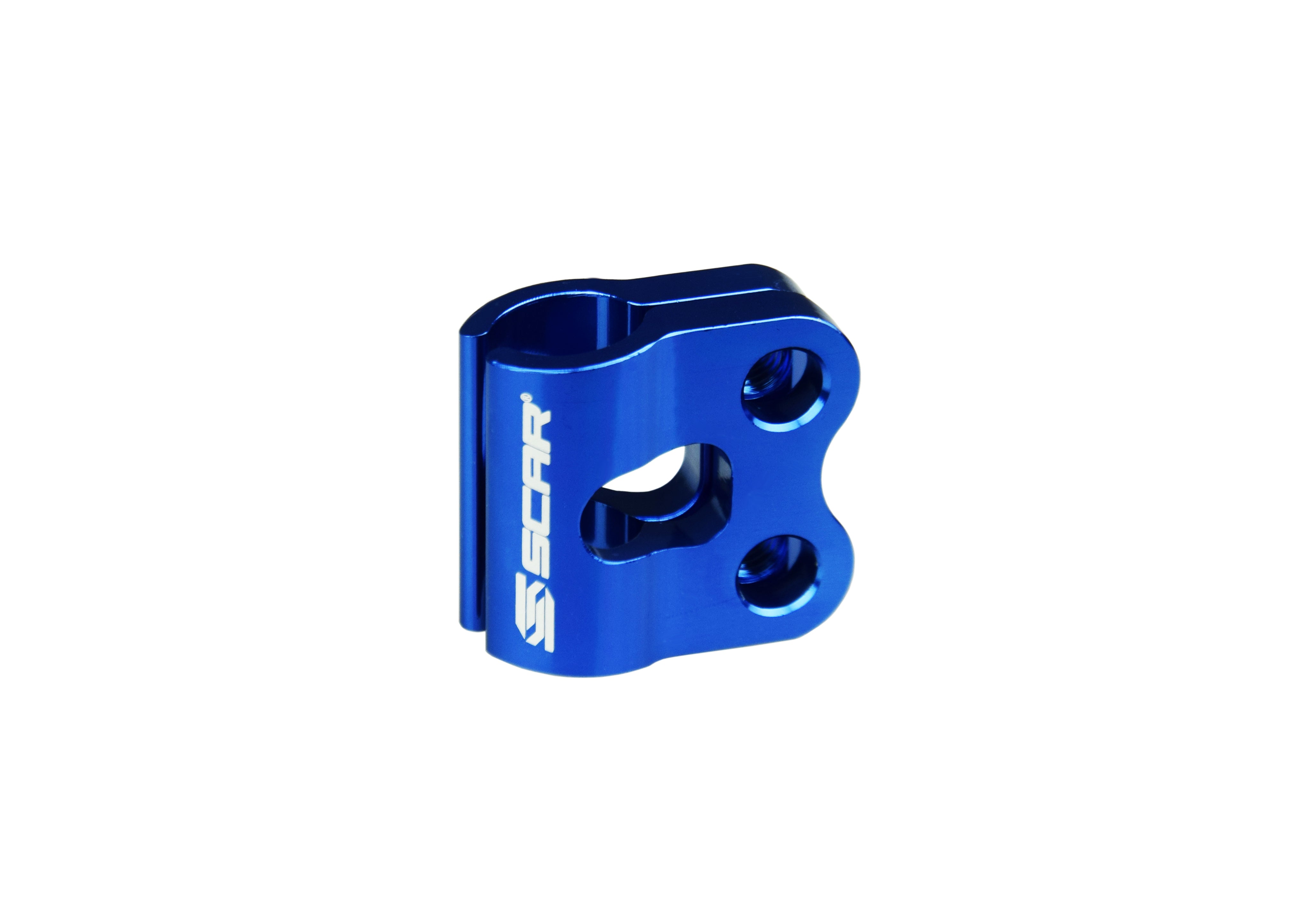Scar Brake line clamp - Honda / Yamaha / Blue color