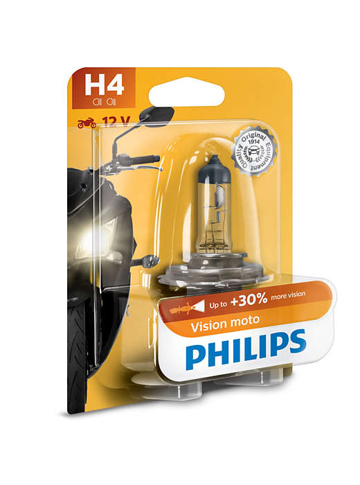 Philipis Polttimo H4 CityVision Moto 12V/60/55W/P43t-38