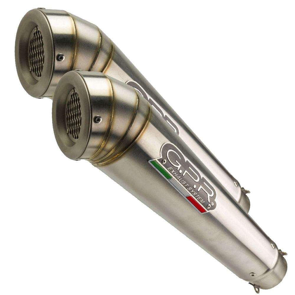GPR Ducati Streetfighter 1100 2009/12 Pair EC-Approv. slip-on exhaust Powercone