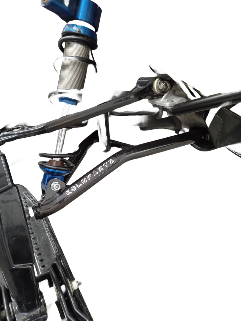 Koleparts alatukivarsi asennettuna Polaris RMK -kelkkaan