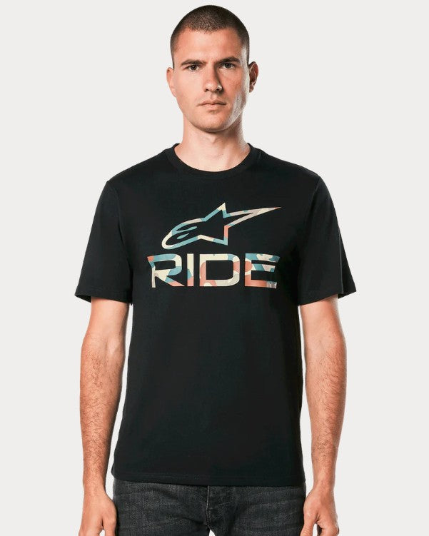 Alpinestars T-shirt Ride 4.0 Camo CSF Black L