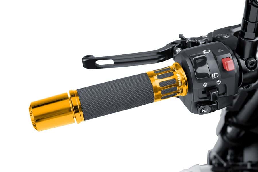 Puig Grips By Pair Puig Hi-Tech Racing Alu 123Mm C/Gold