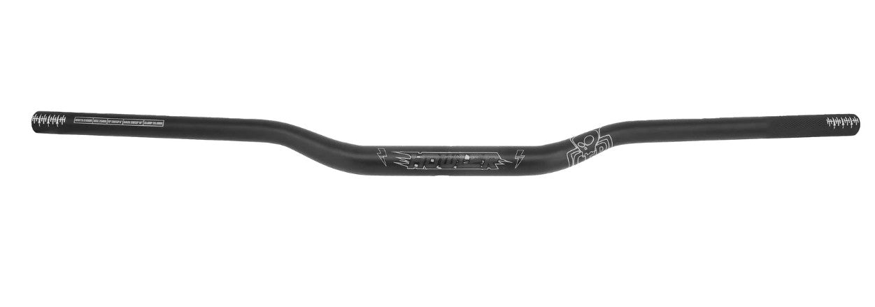 CFR Howler ohjaustanko 1/2"/15mm korotus Musta/Harmaa
