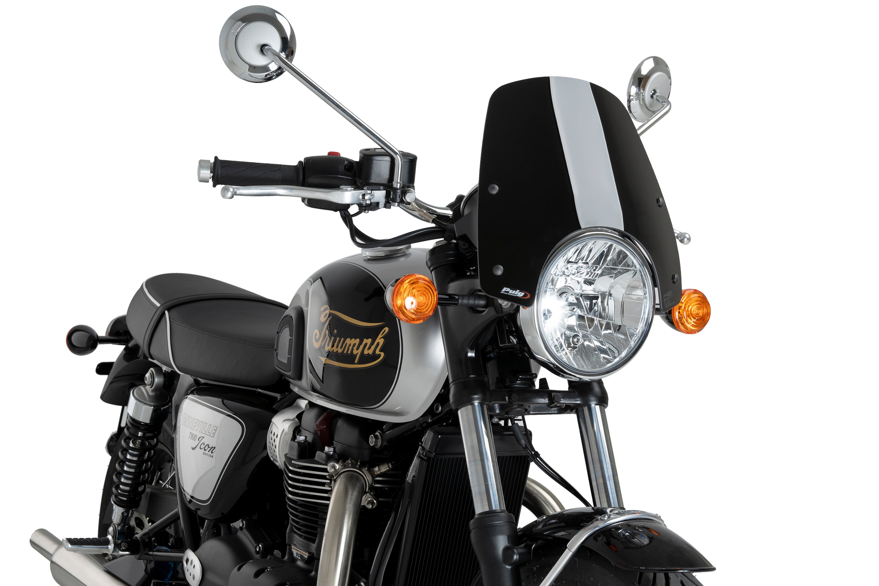 Puig Wind.New Generation Sport Triumph Boneville T100