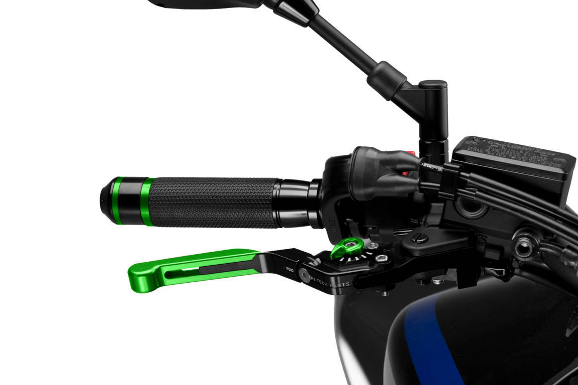 Puig Brake Lever 3.0. C/Black Exten. C/Green Selector