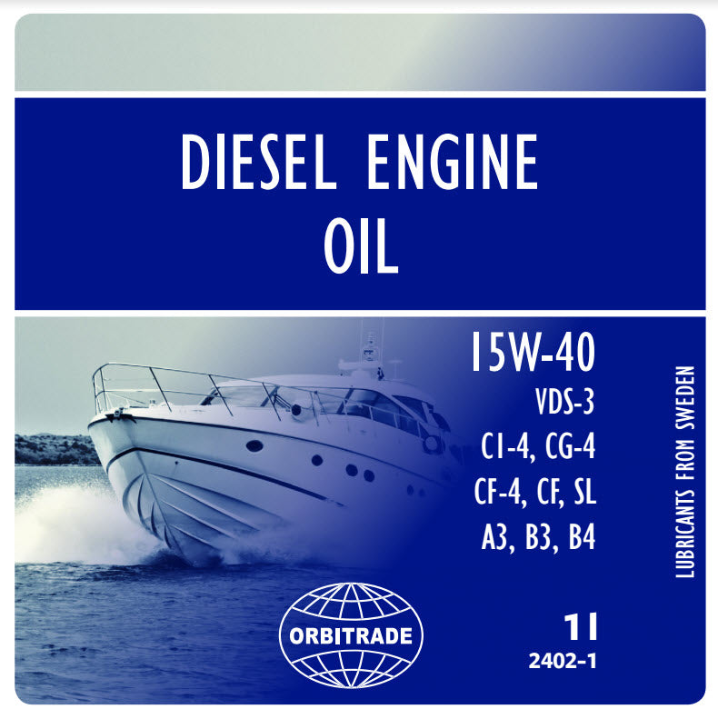 Orbitrade, Diesel engine oil 15W40 208L