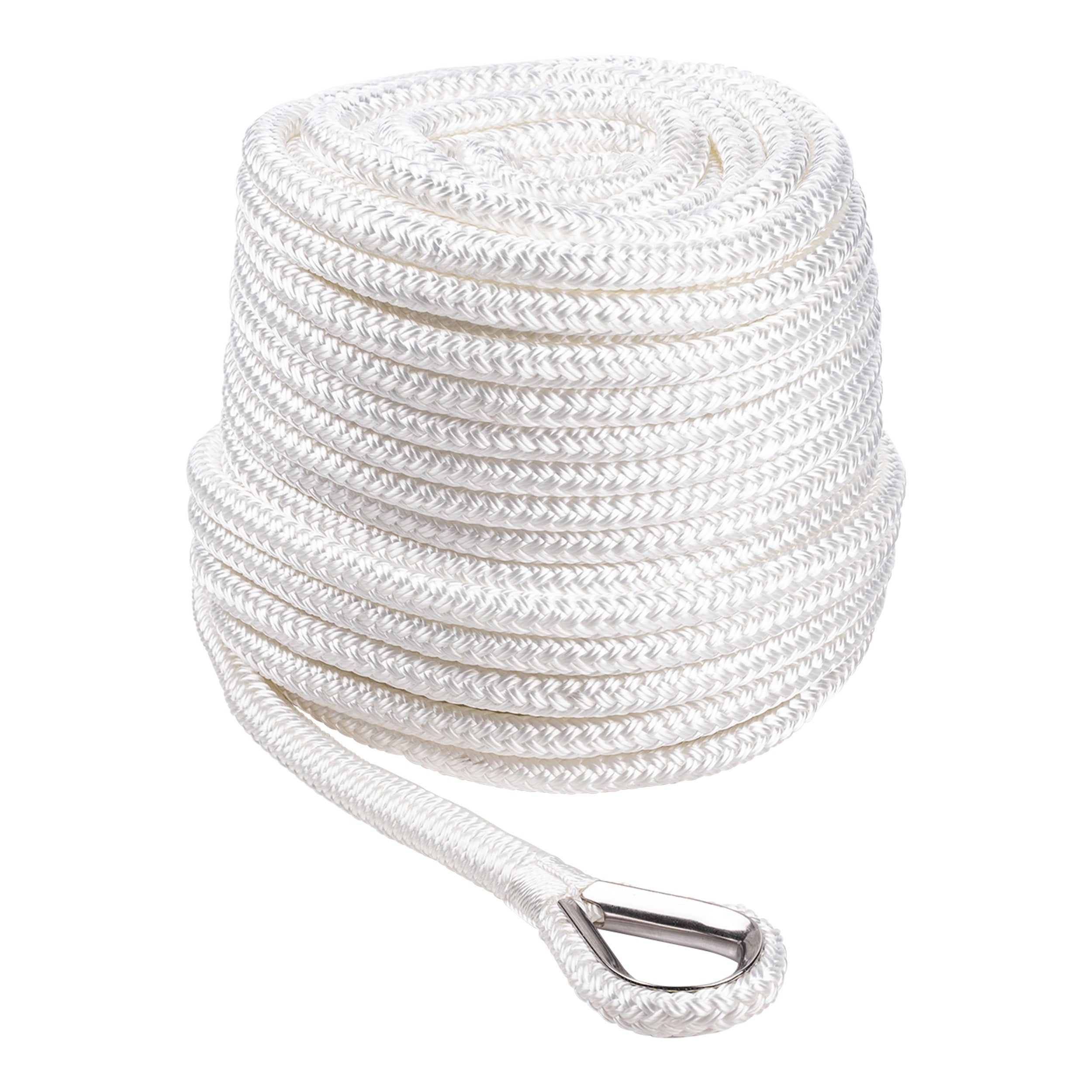 Qvarken Ankkuriköysi Dockline koussilla 18mm 50m valkoinen