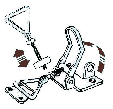 SS toggle fastener 75-90 mm
