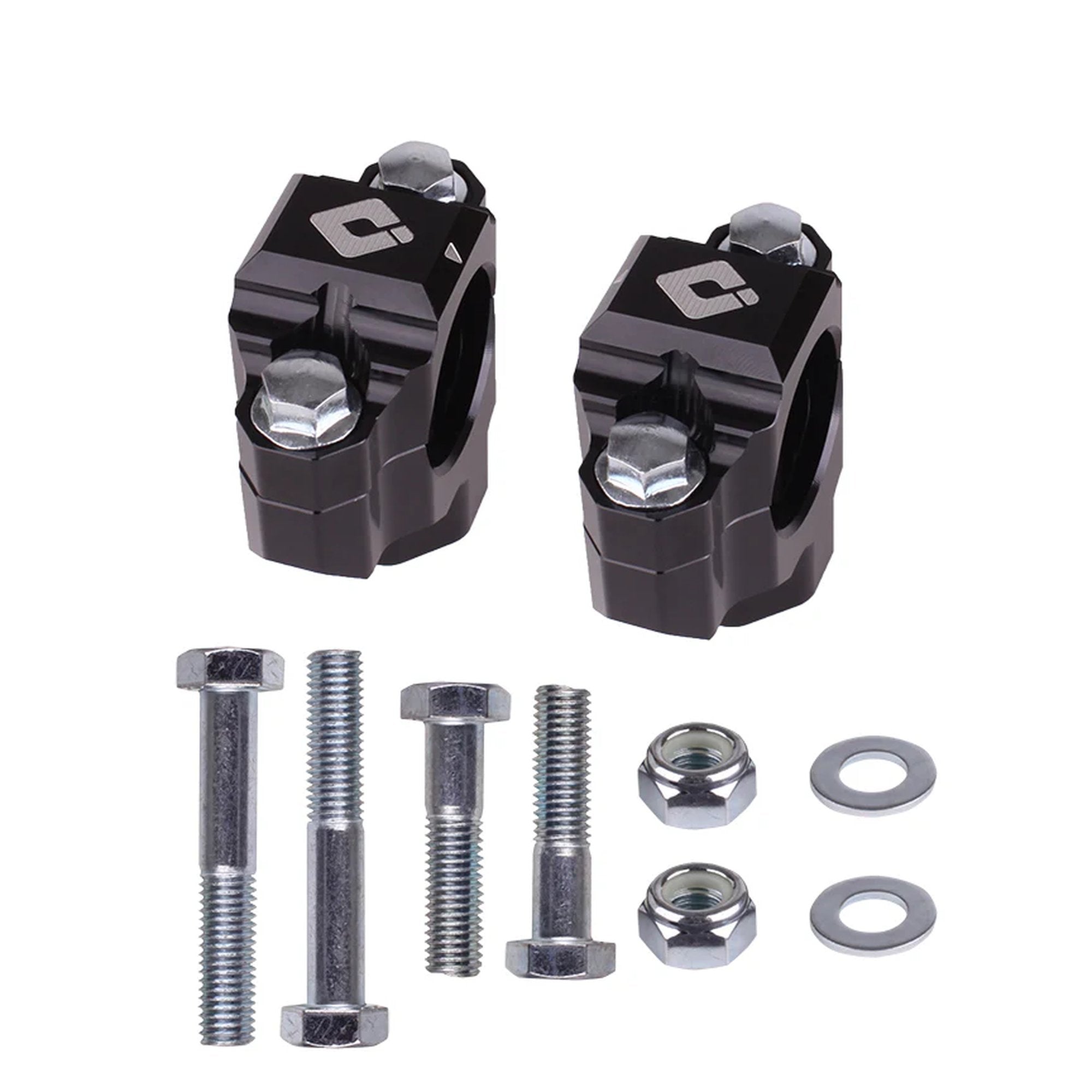 ODI MACHINED MX BAR MOUNTS 1-1/8 "Drop-In" Style-Black BLACK Machined