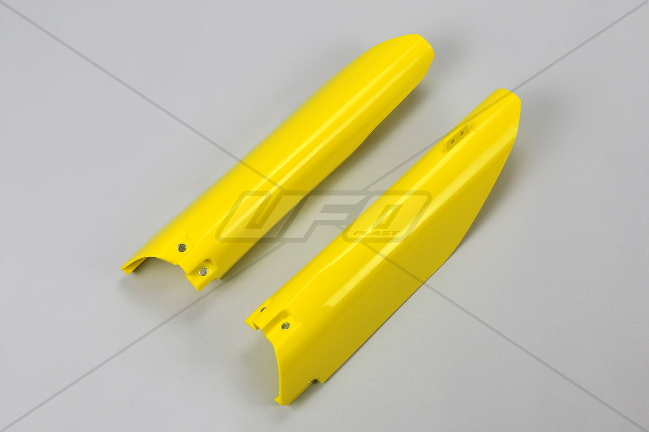 UFO Etuhaarukan suojat RM125/250 07-12, RM-Z250/450 07-   Keltainen 102