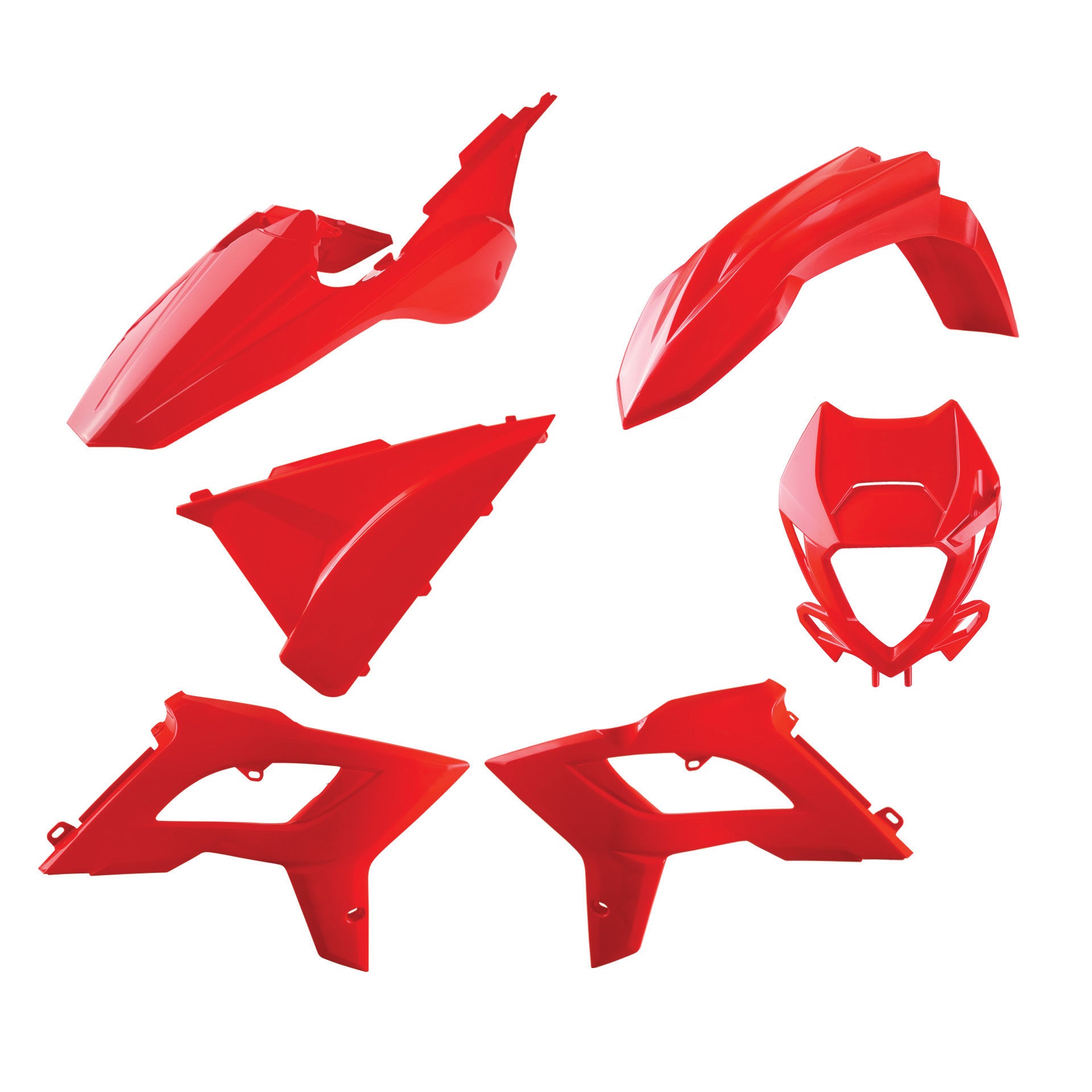 Polisport Plastic Kit Restyling BETA RR 2T/4T (18-19) RED