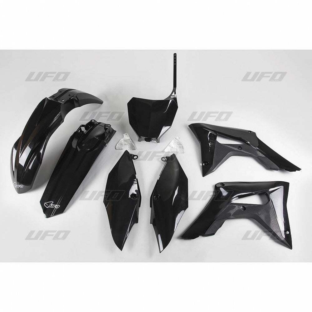 UFO Muovisarja 5-osainen Musta CRF250R 18- / CRF450 2017-20