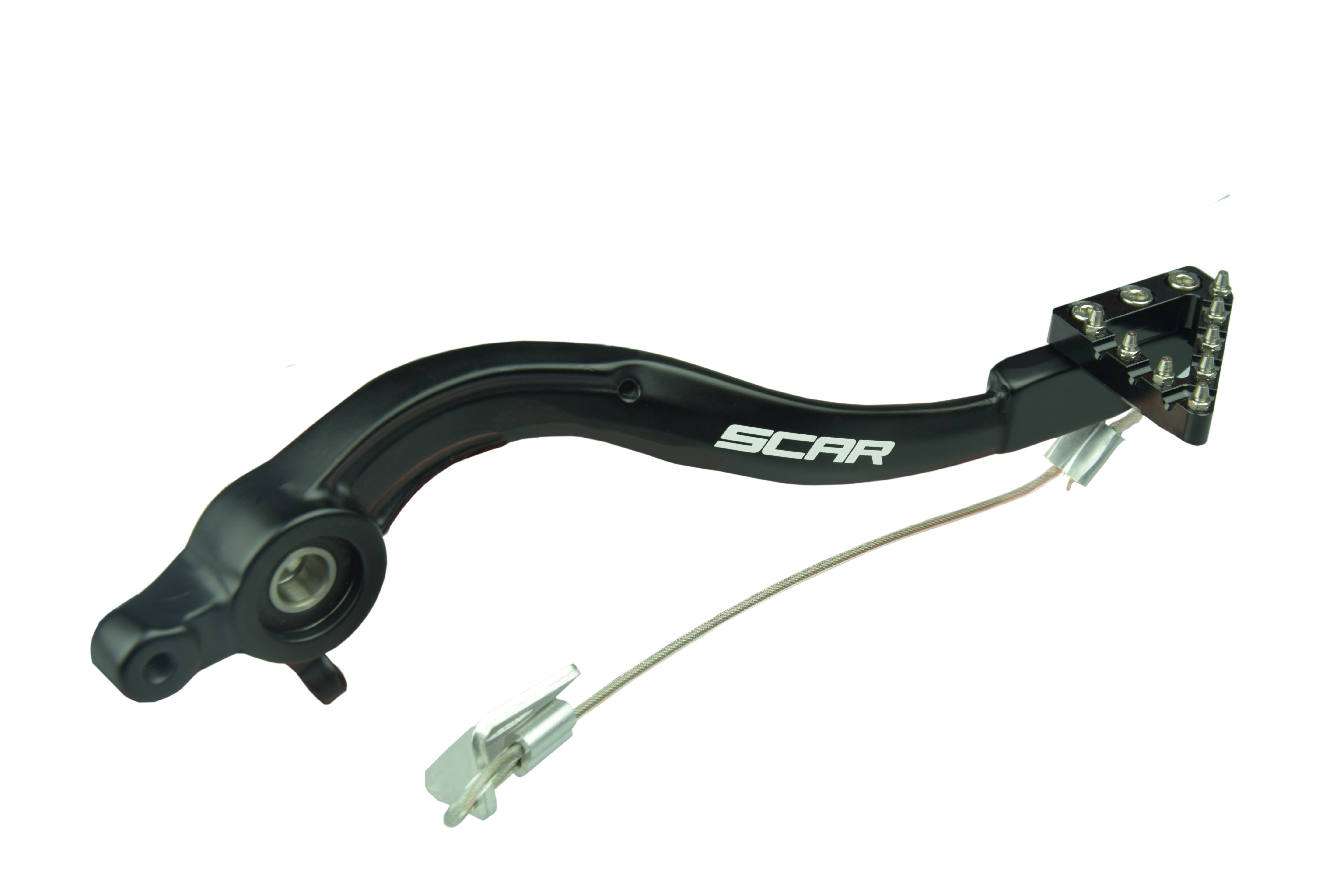 Scar Rear Brake Pedal -  125-350EXC EXCF 17-23 TE FE 17-23 EC ECF 21-23 - Black