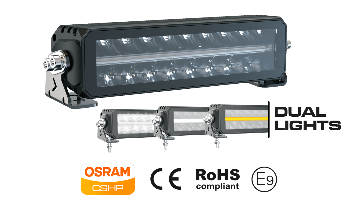 SHARK 12" LED-valopaneeli, EU-hyväksytty, OSRAM LED, 60 W
