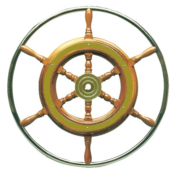 *Steering wheel w/SS ring 52 cm
