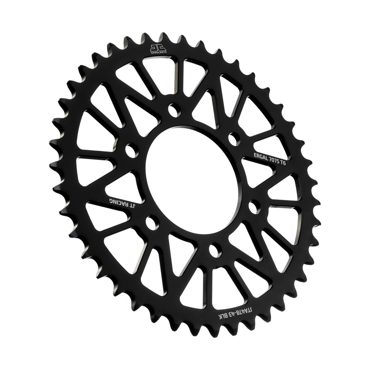 JT Takaratas Alumiini 7075 T6 Musta JTA478.43BLK