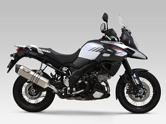 Yoshimura Slip-On Suzuki V-Strom1000 17- Hepta Force SSFC EEC