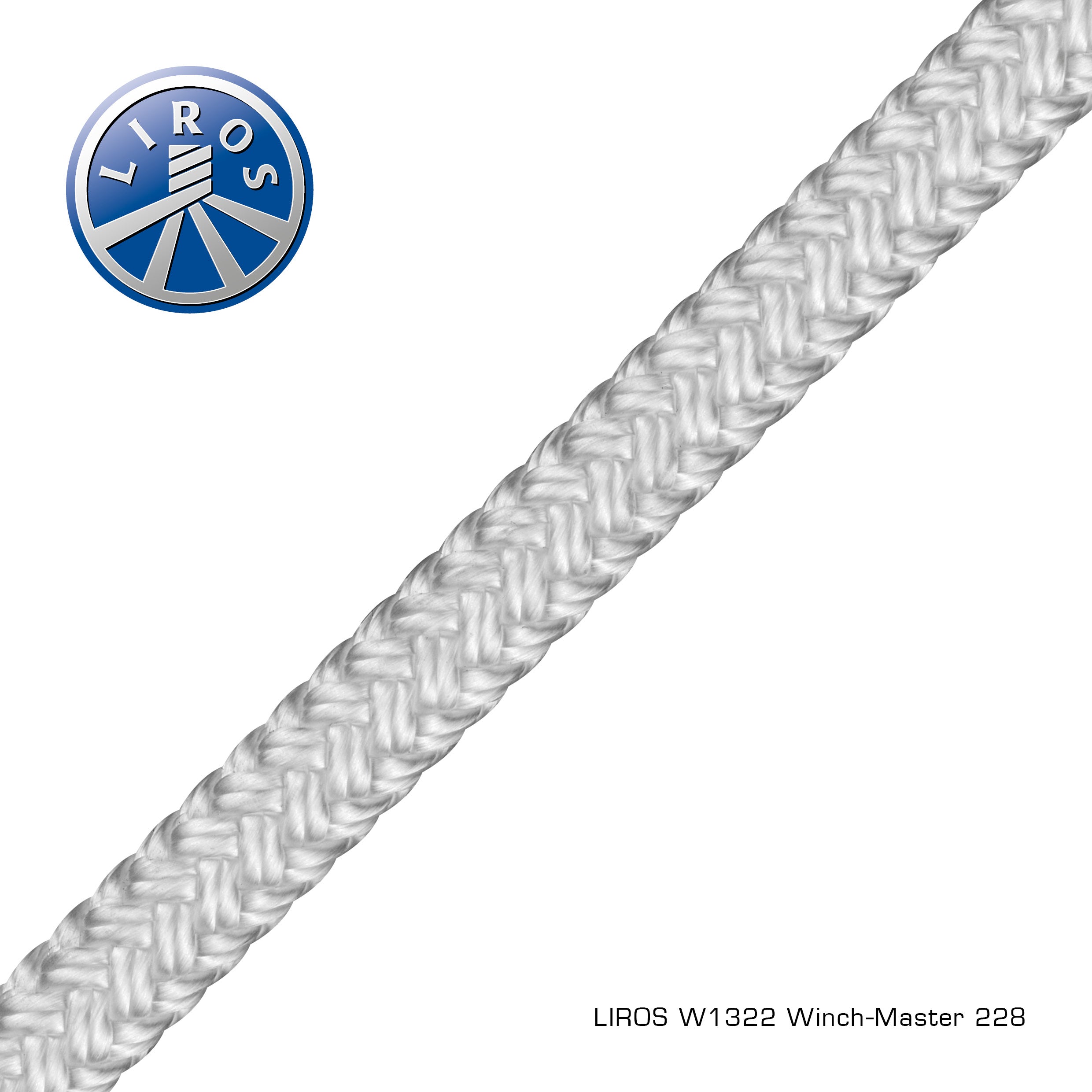 Winch-Master lyijyköysi valkoinen