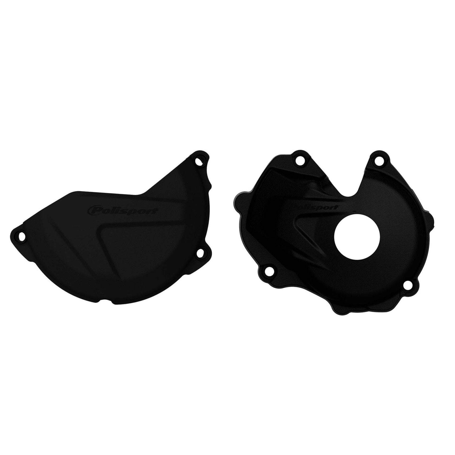 Polisport Kit Clutch+Ignition cover protector KX450F (16-18) Black