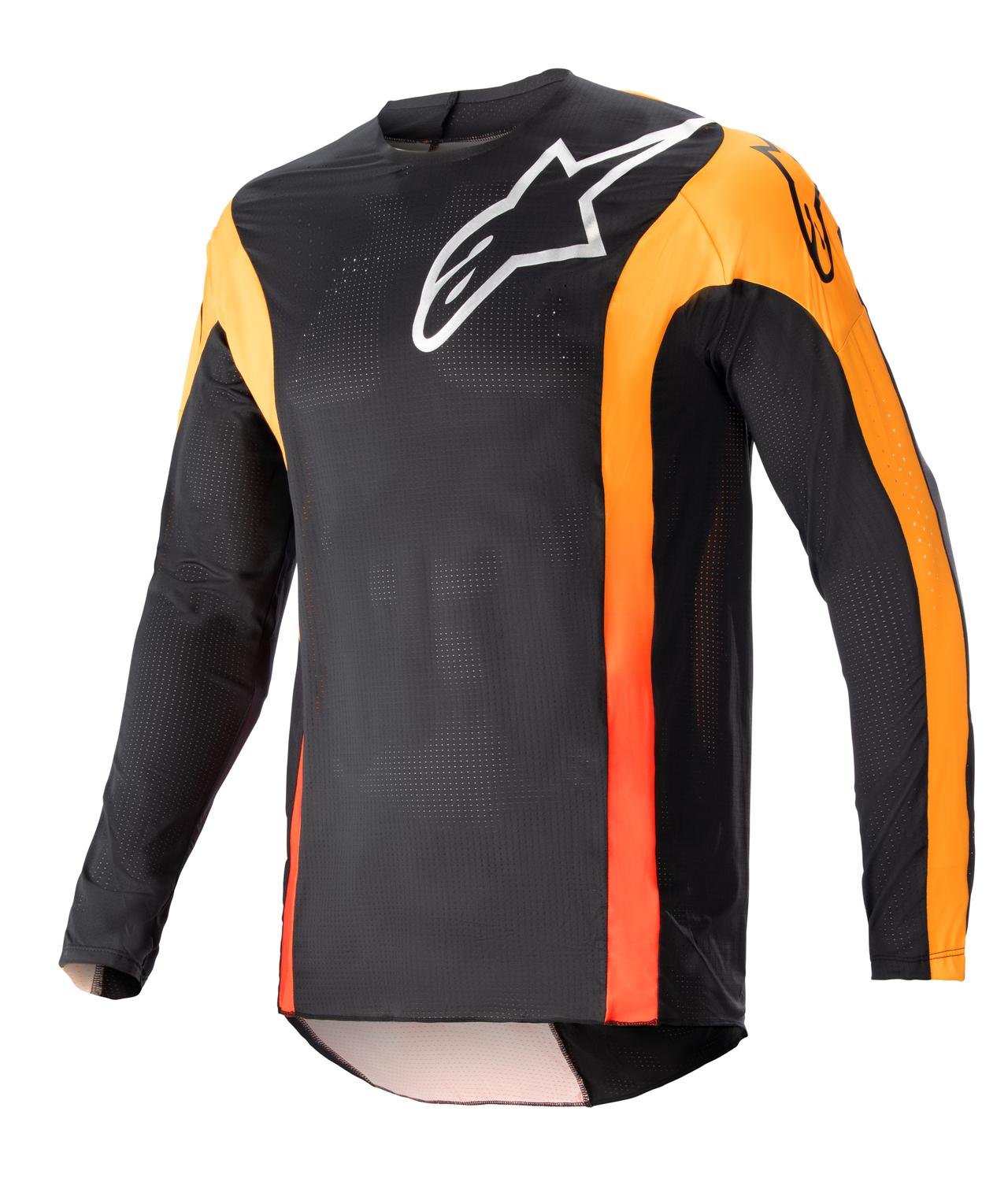 Alpinestars Paita Techstar Sein Musta/Hot Oranssi