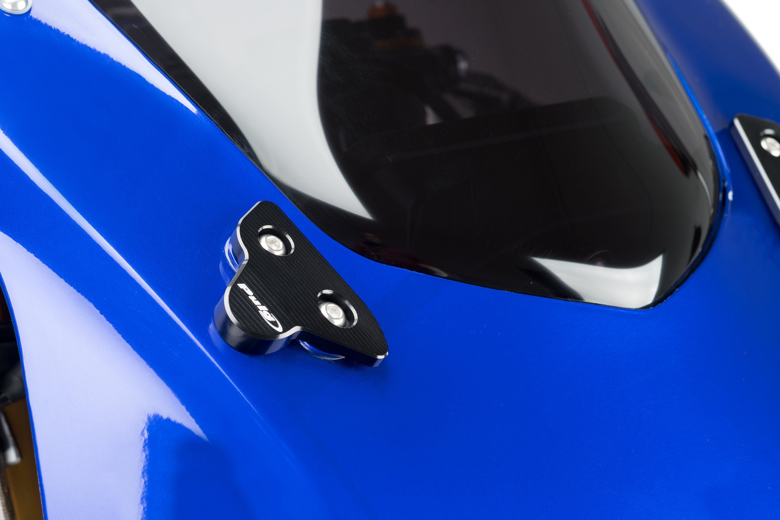 Puig Mirror Block Off Plate Set Yamaha Models C/Black