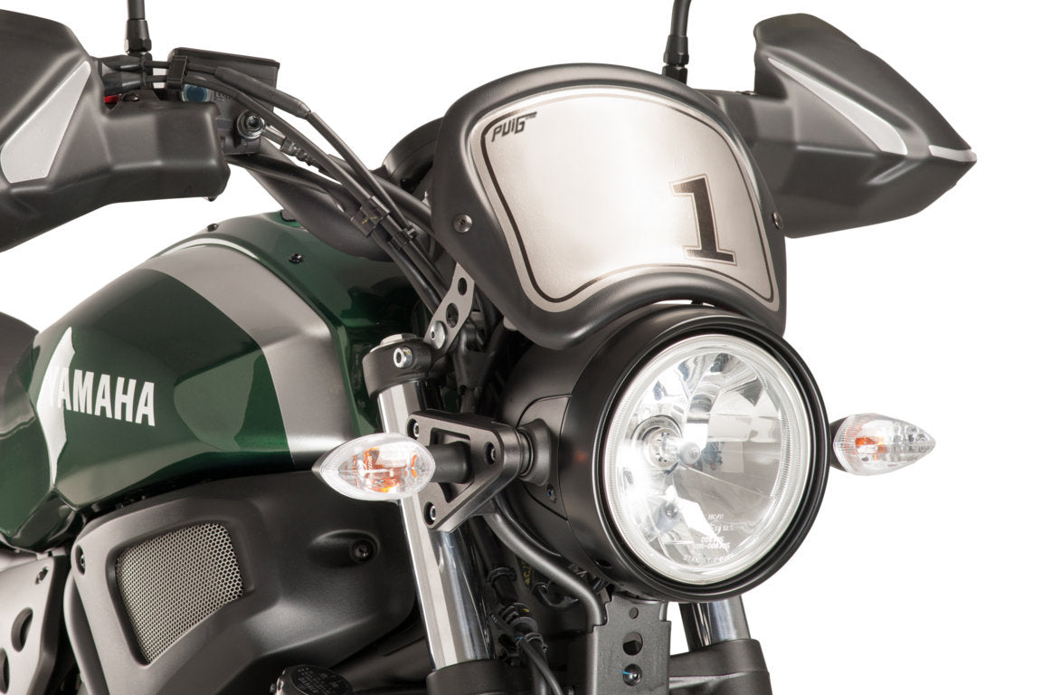 Puig Aluminium Front Plate Abs Universal Headlight C/Bl