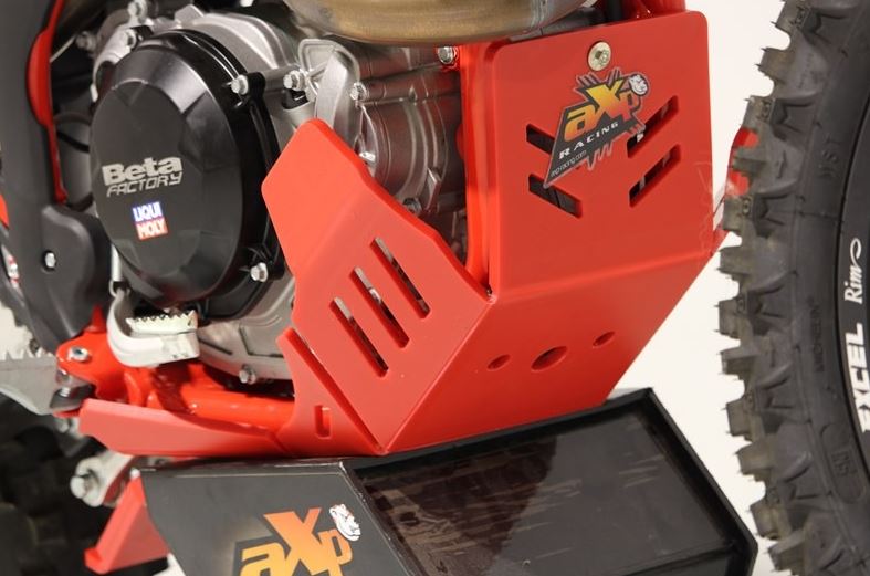 AXP Xtrem HDPE Skid Plate Red Beta 350RR-390RR-430RR-480RR-500RR 20