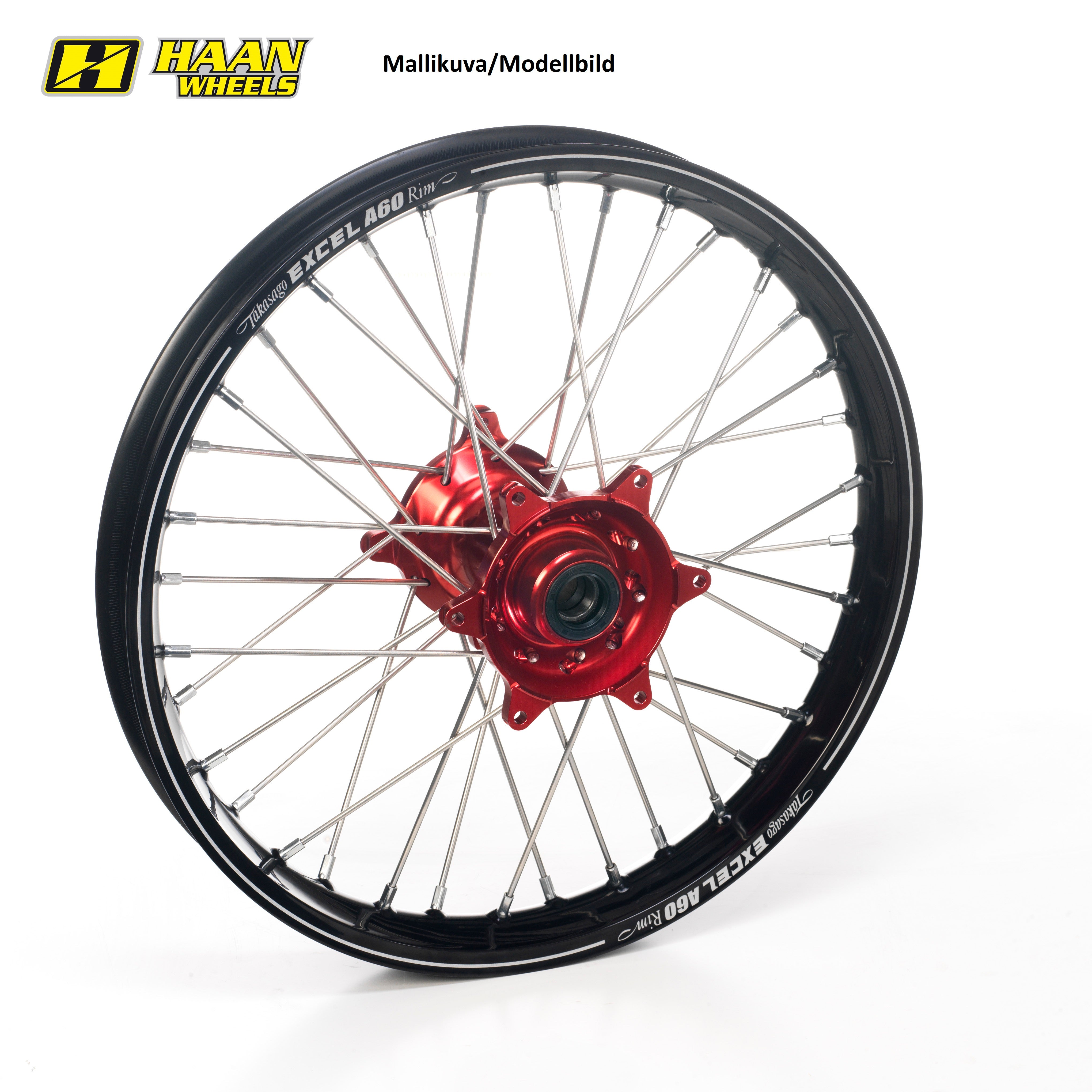 Haan wheel CRF450 13- /CRF250 14-15 18-2,15 RED HUD/A60 RIM