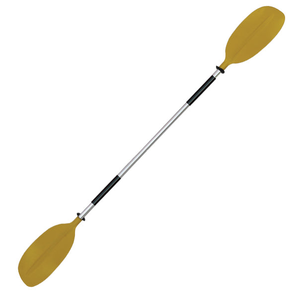 *OS KAYAK PADDLE 2 PCE - ASYMMETRIC BLADES 2170mm YELLOW