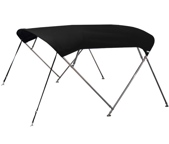 *OS CRUISER BIMINI STAINLESS STEEL 4 BOW 2.4M-2.7M BLACK