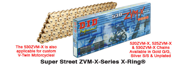D.I.D 520ZVM-X G&G Niittilukko (ZJ)