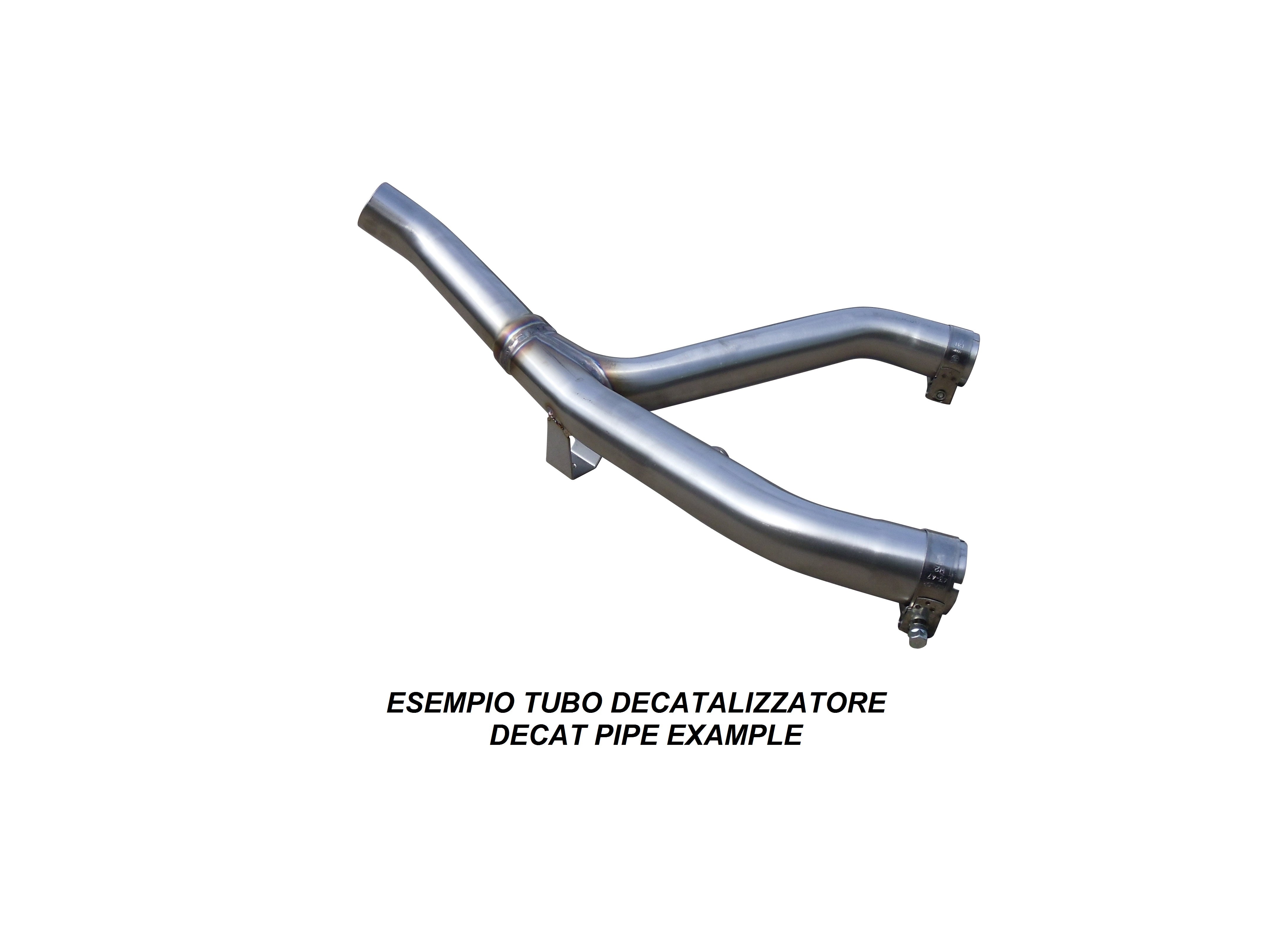 GPR Suzuki Gladius 650 2008/15 Decat pipe manifold Decatalizzatore