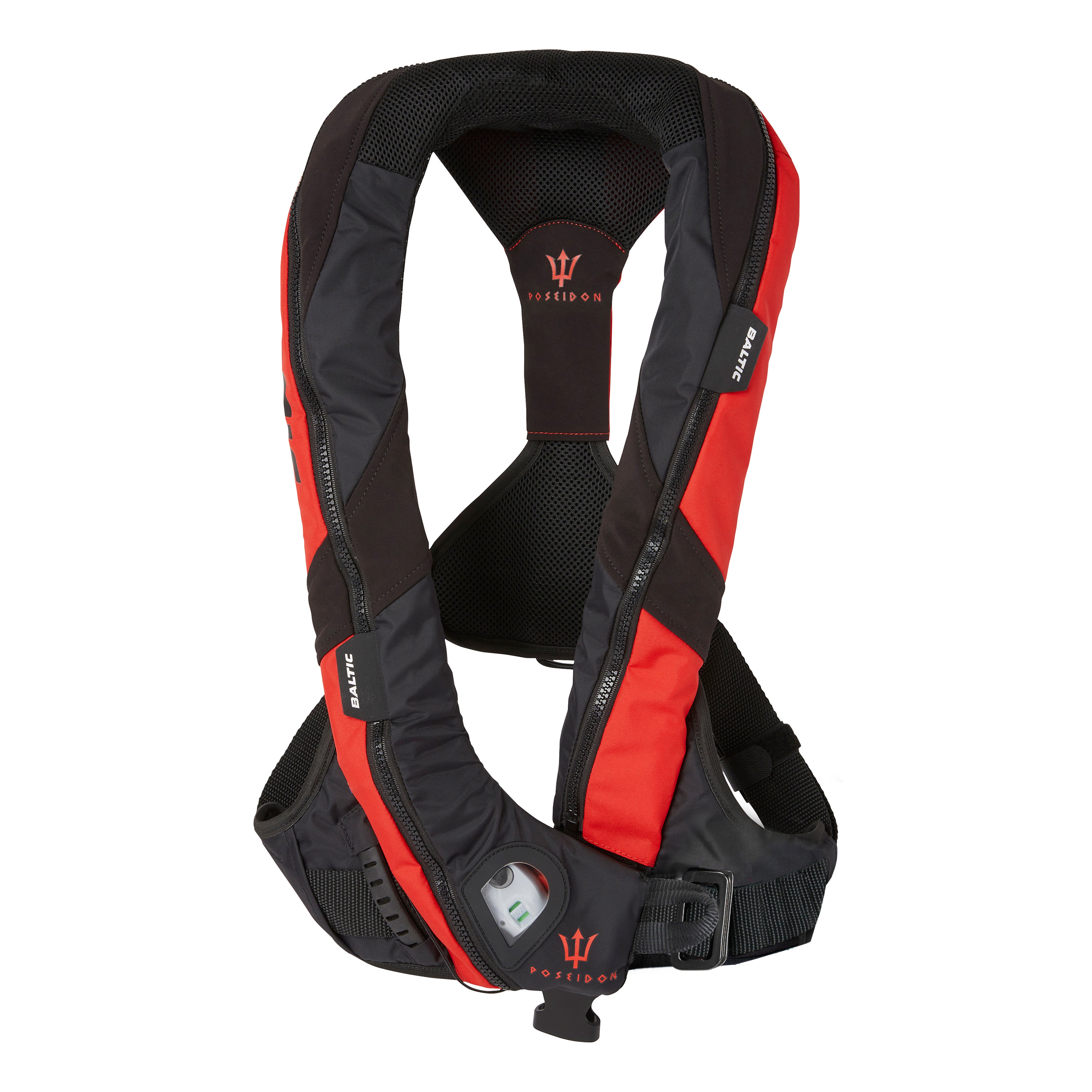 Baltic Poseidon harness auto ilmatäytteinen pelastusliivi punainen 40-120kg